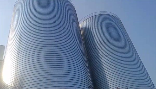 余江2座混凝土高架卷板仓